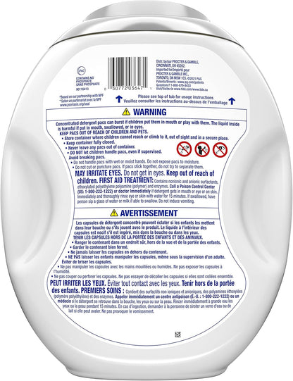 Tide Hygienic Clean Heavy 10x Duty Power PODS Laundry Detergent Pacs For Visible and Invisible Dirt, Spring Meadow Scent, 45 Count