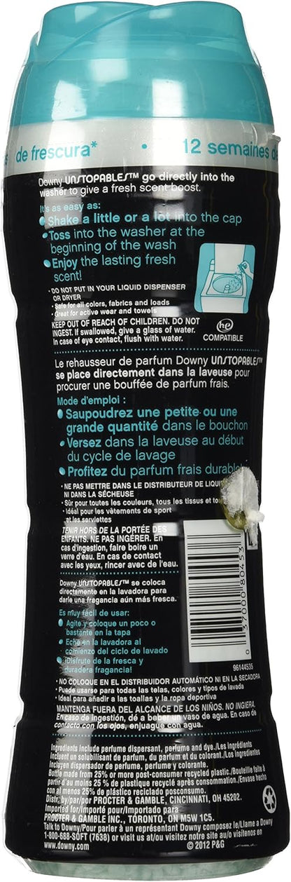 Downy Unstopables In Wash Scent Booster Beads, Fresh Scent, 24 oz, Downy Scent Booster Beads, Unstoppable Laundry Beads, Odor Protection
