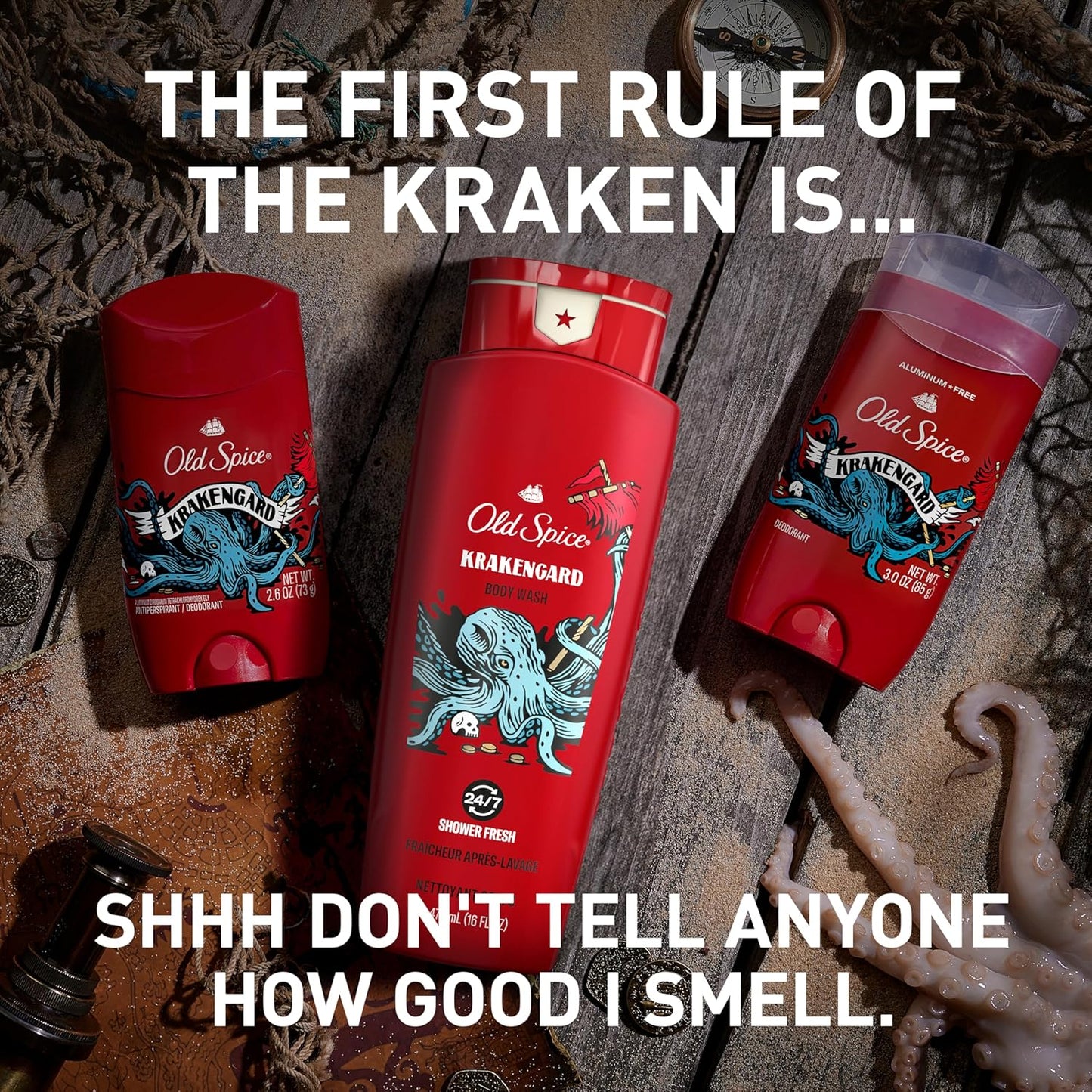 Old Spice Body Wash for Men, 24/7 Shower Fresh with Lasting Scent, Red Collection, Swagger with Cedarwood Scent, 24 fl oz (Pack of 2)