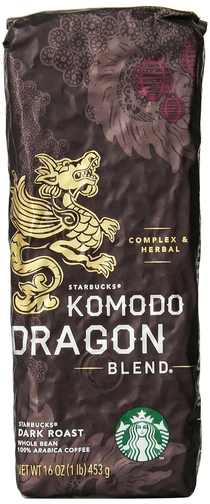 Starbucks Whole Bean Coffee, Dark Roast Coffee, Espresso Roast, 100% Arabica, 1 bag (40 oz)