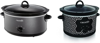 Crockpot SCV700-CH-BR Slow Cooker, 7 quarts, Charcoal