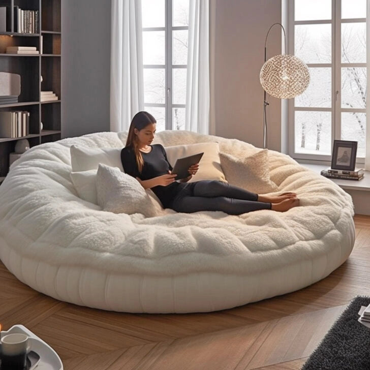 ⚡clearance sale🎁Winter Hot SaleThese Giant Circular Movie Sofas Might Be The Coziest Spot To Watch a Flick