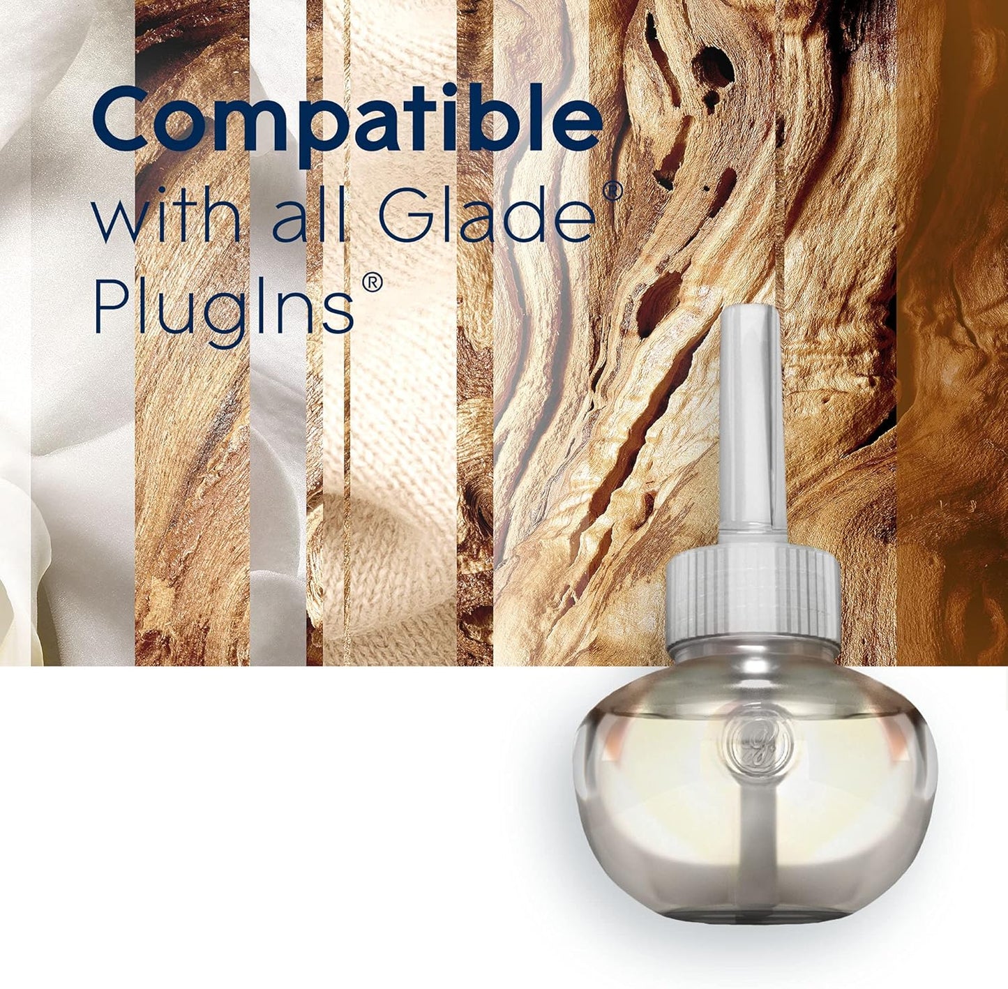 Glade PlugIns Refills Air Freshener, Scented and Essential Oils for Home and Bathroom, Apple Cinnamon, 3.35 Fl Oz, 5 Count