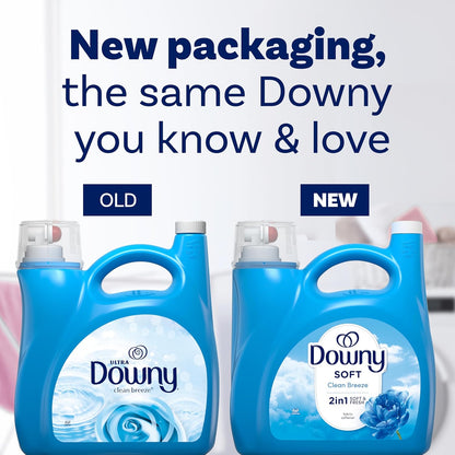 Downy Fabric Softener Liquid, April Fresh Scent, 140 fl oz, 190 Loads, HE Compatible