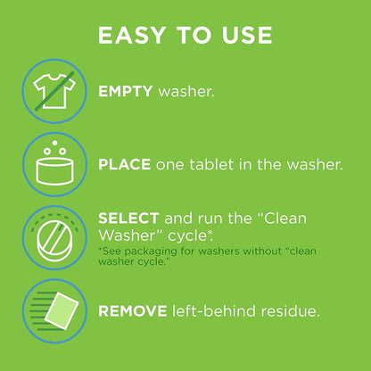Affresh Washing Machine Cleaner, Cleans Front Load and Top Load Washers, Including HE, 6 Tablets