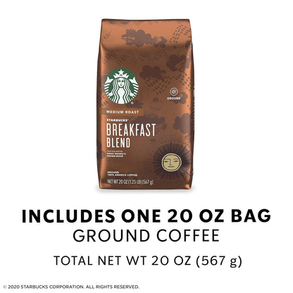 Starbucks Ground Coffee, Medium Roast Coffee, Pike Place Roast, 100% Arabica, 1 Bag (28 Oz)