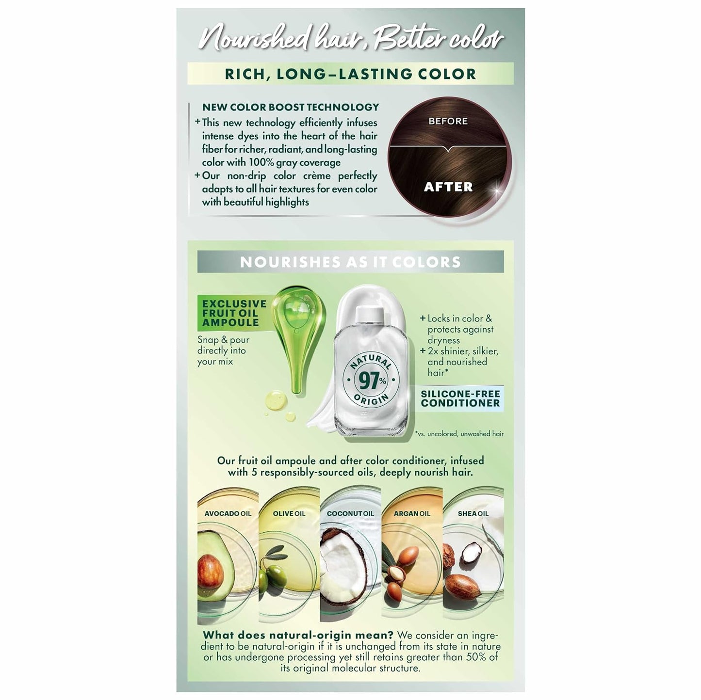Garnier Hair Color Nutrisse Nourishing Creme, 40 Dark Brown (Dark Chocolate) Permanent Hair Dye, 1 Count (Packaging May Vary)