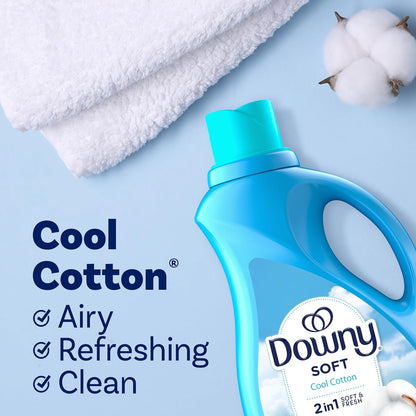 Downy Fabric Softener Liquid, April Fresh Scent, 140 fl oz, 190 Loads, HE Compatible