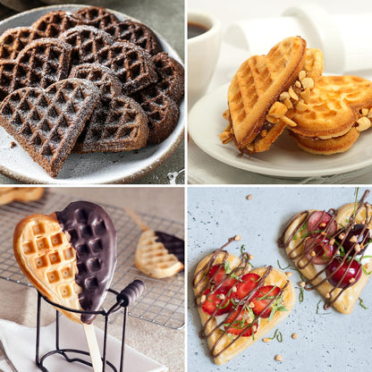 Nostalgia MyMini Cars and Trucks Shape Electric Waffle Maker, 5-Inch Non-Stick Griddle for Waffles, Hash Browns, Eggs, and More, Yellow