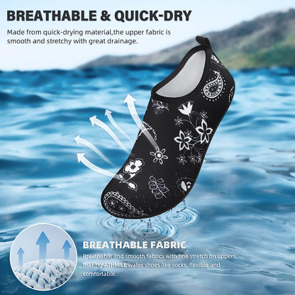 Water Shoes for Women Men Quick-Dry Aqua Socks Swim Beach Barefoot Yoga Exercise Wear Sport Accessories Pool Camping Must Haves Adult Youth Size