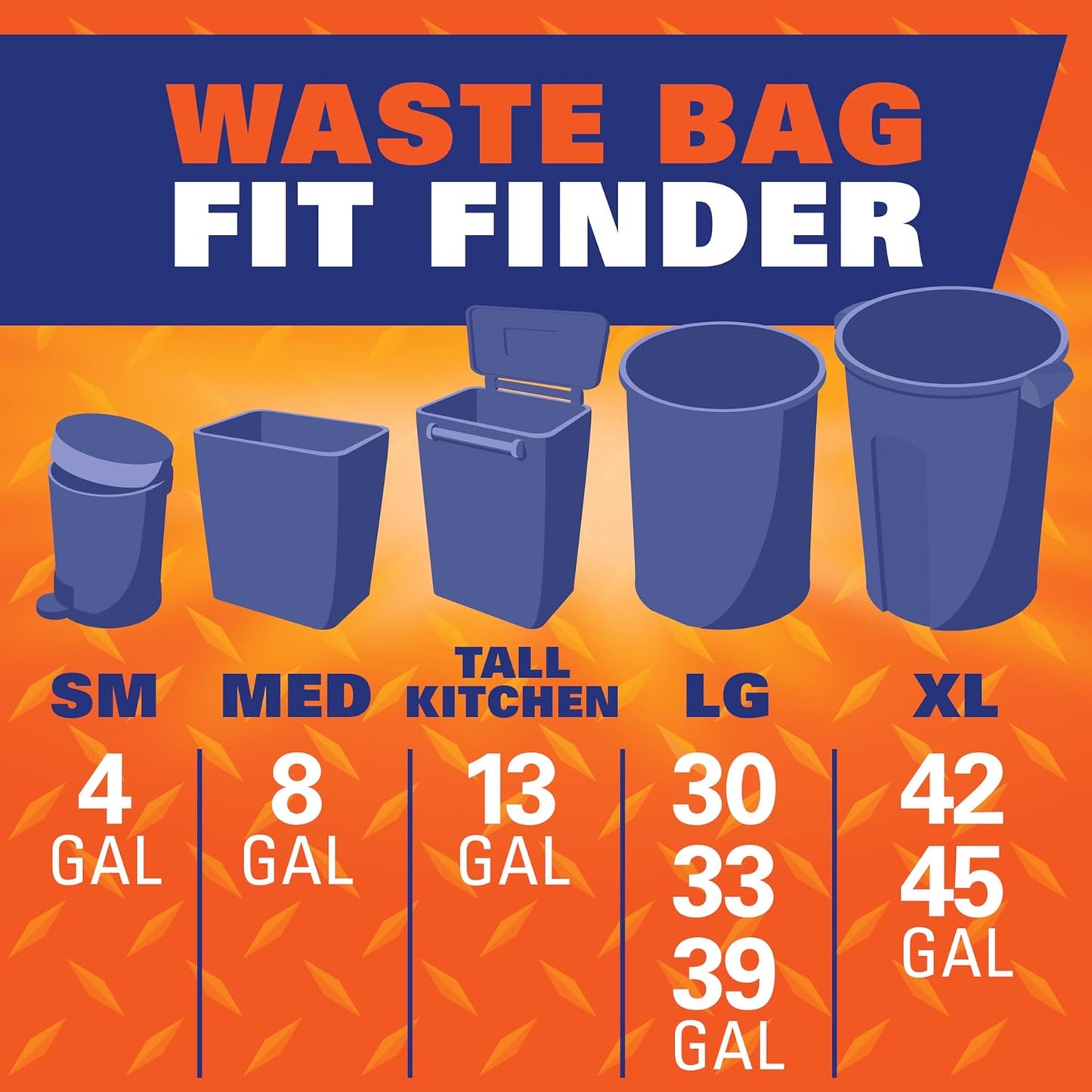 Hefty Strong Large Trash Bags, 30 Gallon, 74 Count (Packaging may vary)