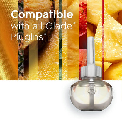 Glade PlugIns Refills Air Freshener, Scented and Essential Oils for Home and Bathroom, Apple Cinnamon, 3.35 Fl Oz, 5 Count