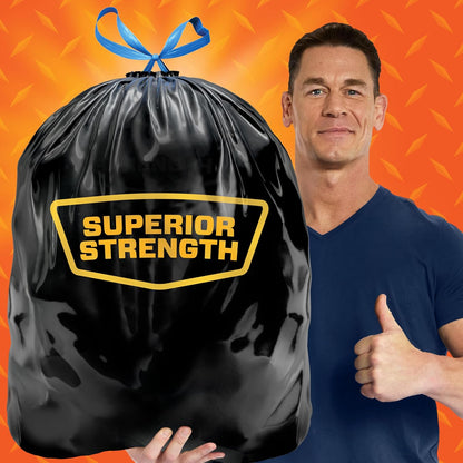 Hefty Strong Large Trash Bags, 30 Gallon, 74 Count (Packaging may vary)