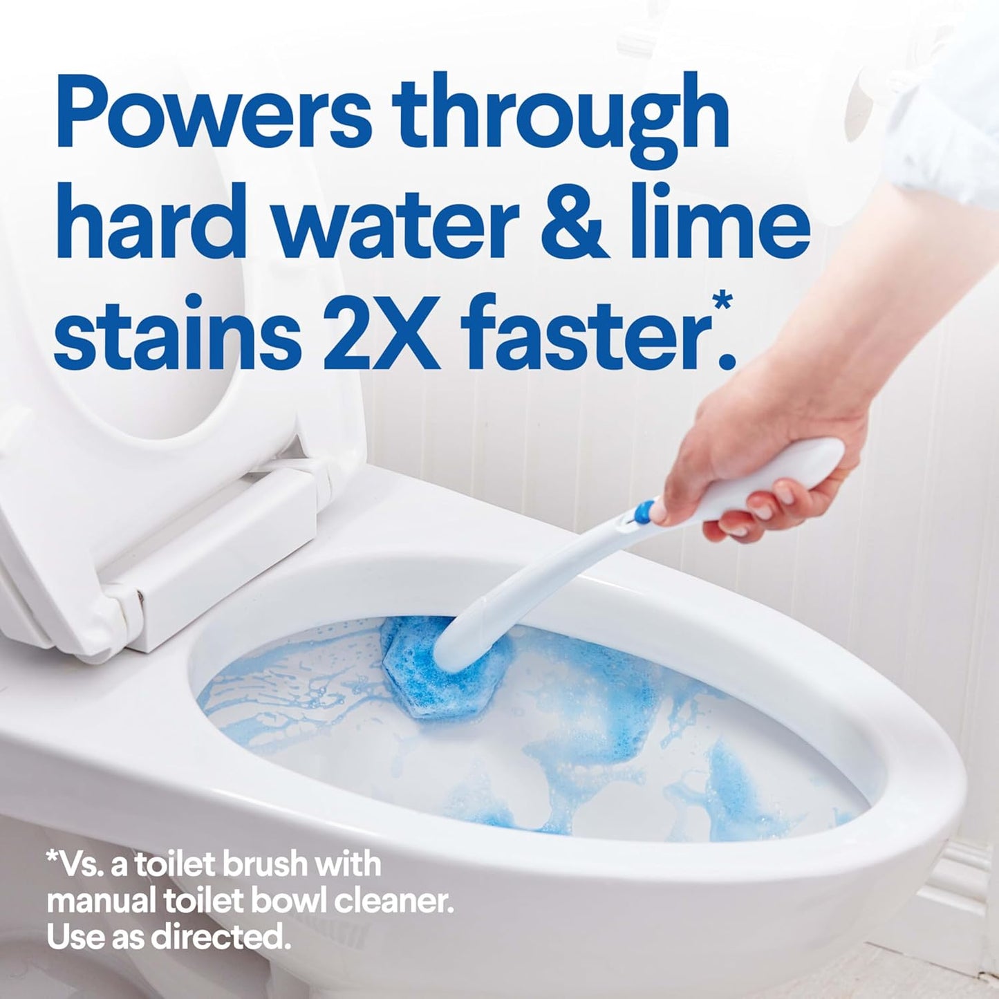 Clorox ToiletWand Disposable Toilet Cleaning System - ToiletWand, Storage Caddy and 16 Disinfecting ToiletWand Refill Heads (Package May Vary)