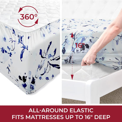 Queen Sheet Sett- 4 Piece