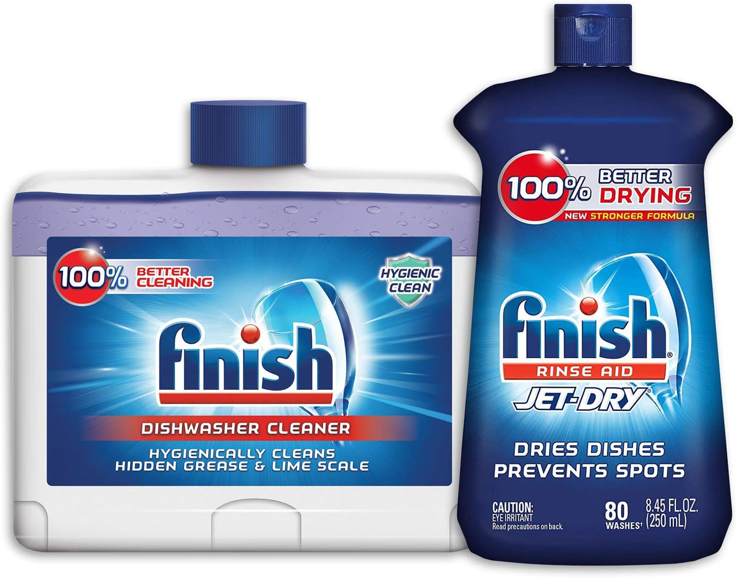 Finish Jet-Dry Rinse Aid, Dishwasher Rinse Agent & Drying Agent, 8.45 Fl Oz (Packaging May Vary)