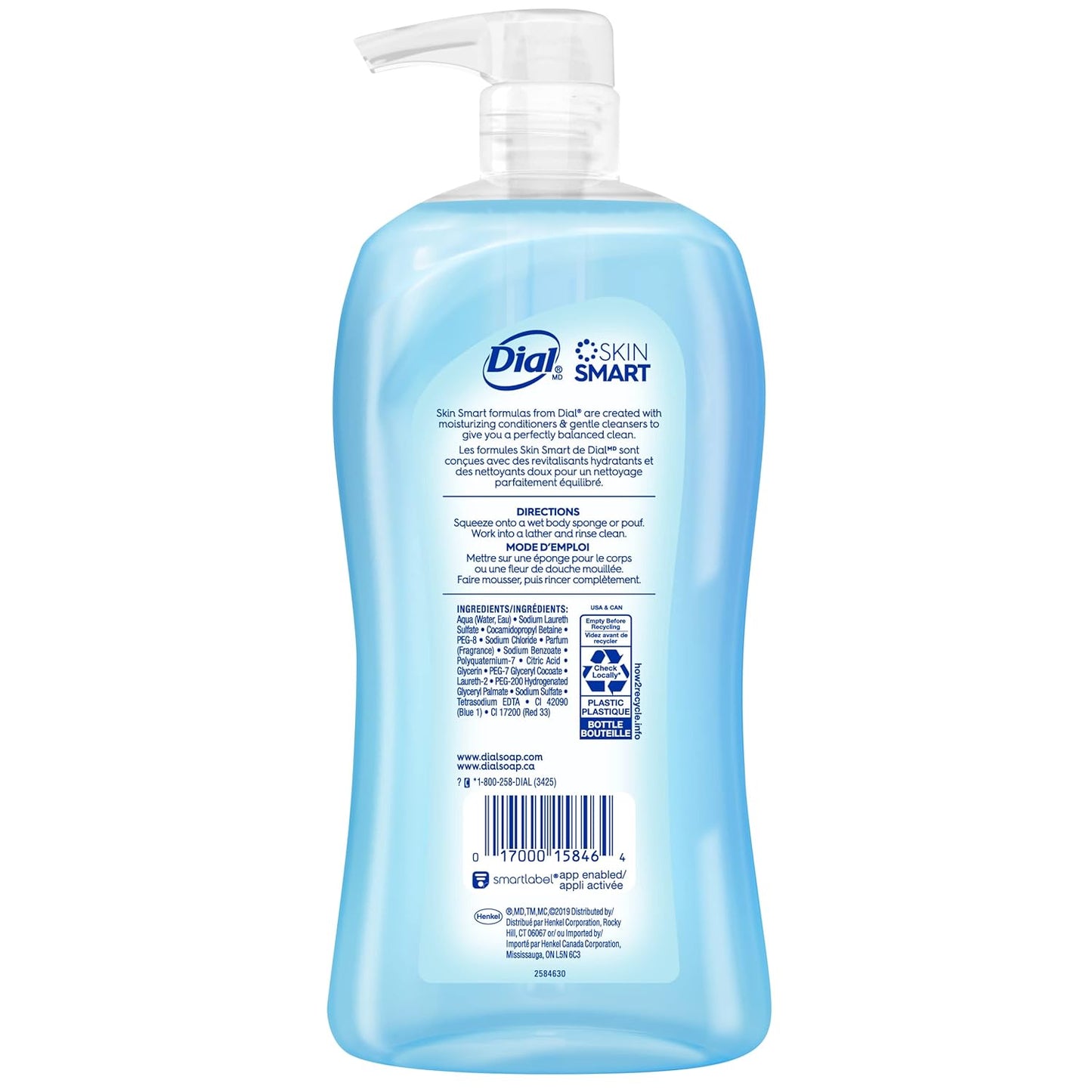 Dial Body Wash, Refresh & Renew Spring Water, 32 fl oz
