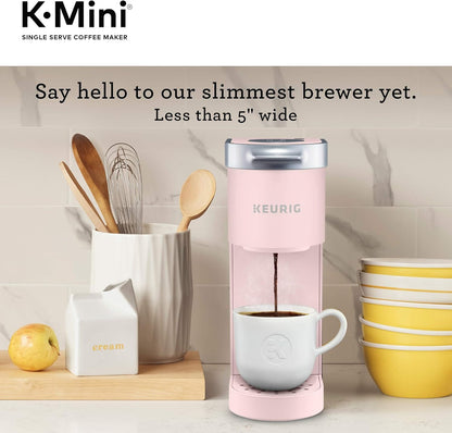 Keurig K-Mini Single Serve K-Cup Pod Coffee Maker, 6 to 12oz Brew size, with Cord Storage, Perfect for Small Spaces, Black