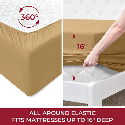 Queen Sheet Sett- 4 Piece