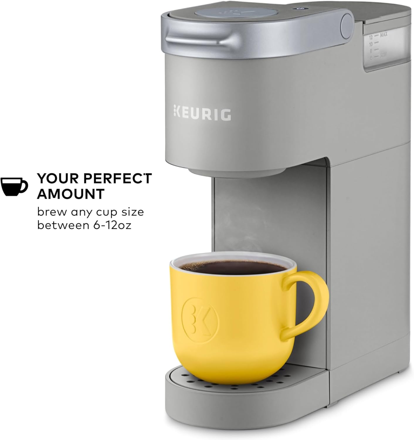 Keurig K-Mini Single Serve K-Cup Pod Coffee Maker, 6 to 12oz Brew size, with Cord Storage, Perfect for Small Spaces, Black