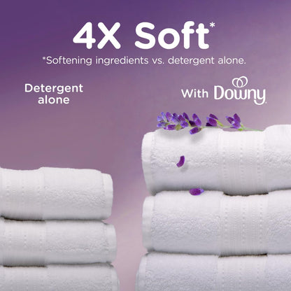 Downy Infusions Laundry Fabric Softener Liquid, CALM, Lavender and Vanilla Bean Scent, 56 fl oz (Pack of 2)
