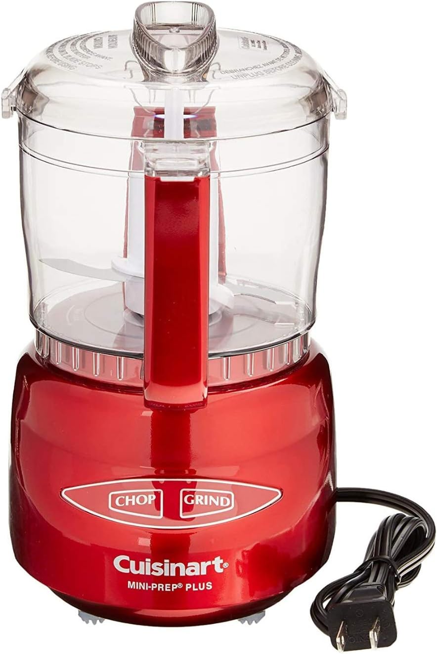 Cuisinart Food Processor, Mini-Prep 3 Cup, 24 oz, Brushed Chrome and Nickel, DLC-2ABC