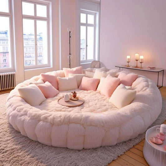 ⚡clearance sale🎁Winter Hot SaleThese Giant Circular Movie Sofas Might Be The Coziest Spot To Watch a Flick