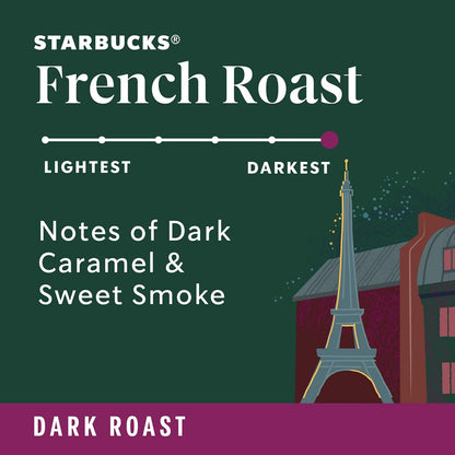 Starbucks Ground Coffee, Dark Roast Coffee, Caffè Verona, 100% Arabica, 1 bag (28 oz)