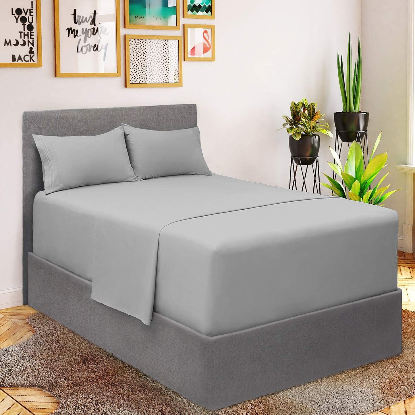 Queen Sheet Sett- 4 Piece