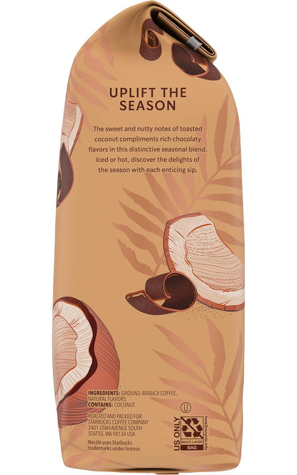 Starbucks Ground Coffee, Medium Roast Coffee, Pike Place Roast, 100% Arabica, 1 Bag (28 Oz)