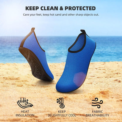 Water Shoes for Women Men Quick-Dry Aqua Socks Swim Beach Barefoot Yoga Exercise Wear Sport Accessories Pool Camping Must Haves Adult Youth Size