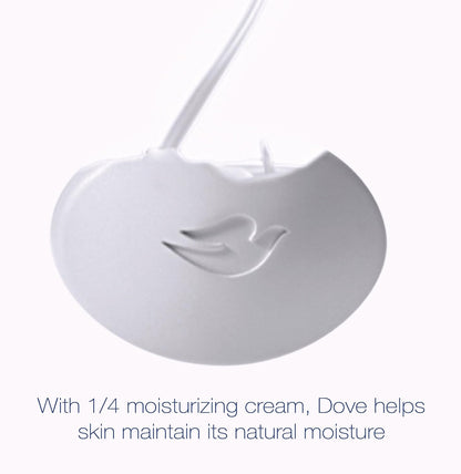 Dove Beauty Bar More Moisturizing Than Bar Soap for Softer Skin, Fragrance-Free, Hypoallergenic Beauty Bar Sensitive Skin With Gentle Cleanser 3.75 oz 14 Bars