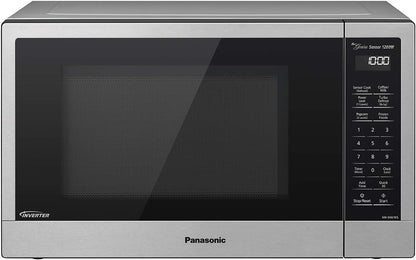 Panasonic Microwave Oven NN-SN686S Stainless Steel Countertop/Built-In with Inverter Technology and Genius Sensor, 1.2 Cubic Foot, 1200W
