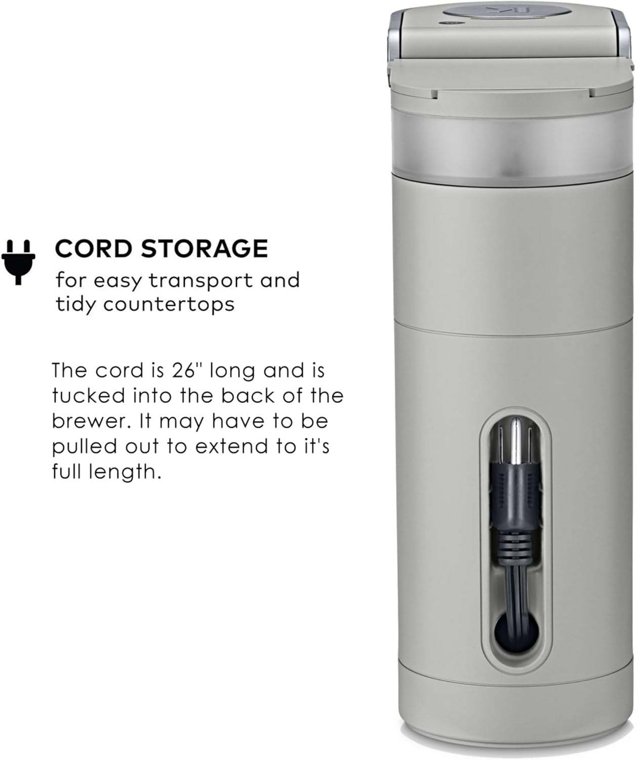 Keurig K-Mini Single Serve K-Cup Pod Coffee Maker, 6 to 12oz Brew size, with Cord Storage, Perfect for Small Spaces, Black
