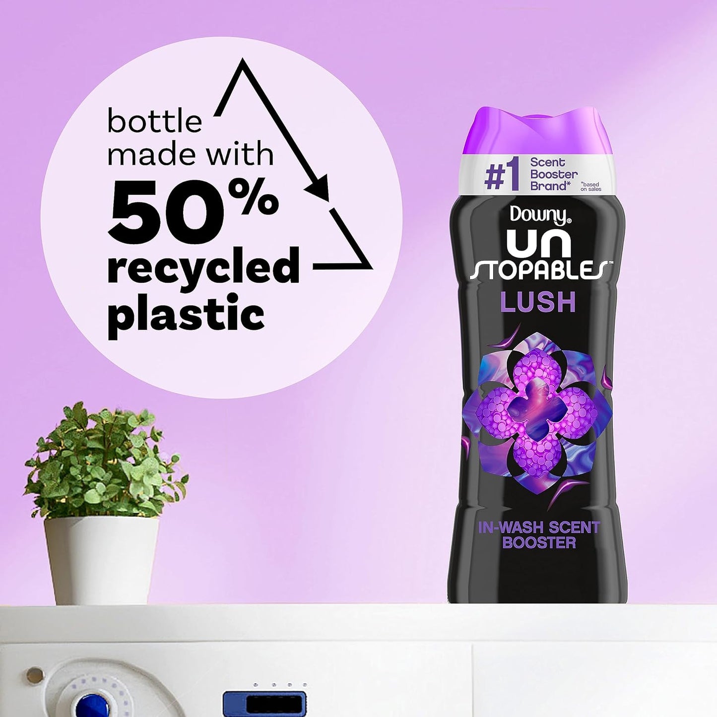 Downy Unstopables In Wash Scent Booster Beads, Fresh Scent, 24 oz, Downy Scent Booster Beads, Unstoppable Laundry Beads, Odor Protection