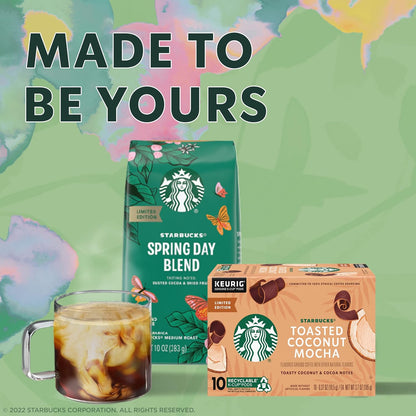 Starbucks Ground Coffee, Medium Roast Coffee, Pike Place Roast, 100% Arabica, 1 Bag (28 Oz)