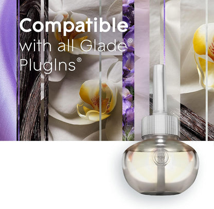 Glade PlugIns Refills Air Freshener, Scented and Essential Oils for Home and Bathroom, Apple Cinnamon, 3.35 Fl Oz, 5 Count