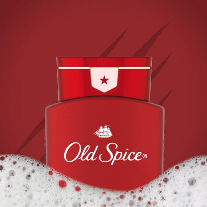 Old Spice Body Wash for Men, 24/7 Shower Fresh with Lasting Scent, Red Collection, Swagger with Cedarwood Scent, 24 fl oz (Pack of 2)