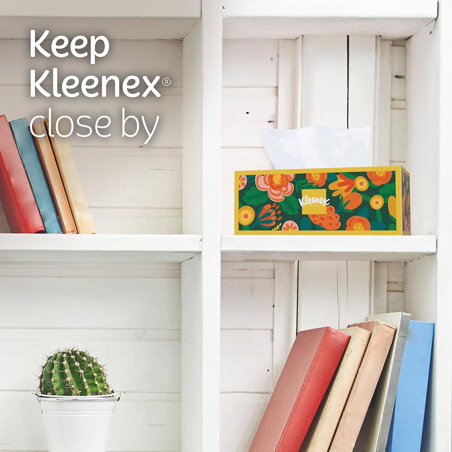 Kleenex Ultra Soft Facial Tissues, 8 Flat Boxes, 180 Tissues per Box, 3-Ply, Packaging May Vary
