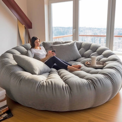 ⚡clearance sale🎁Winter Hot SaleThese Giant Circular Movie Sofas Might Be The Coziest Spot To Watch a Flick