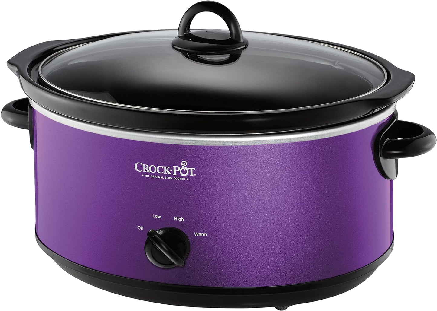 Crockpot SCV700-CH-BR Slow Cooker, 7 quarts, Charcoal