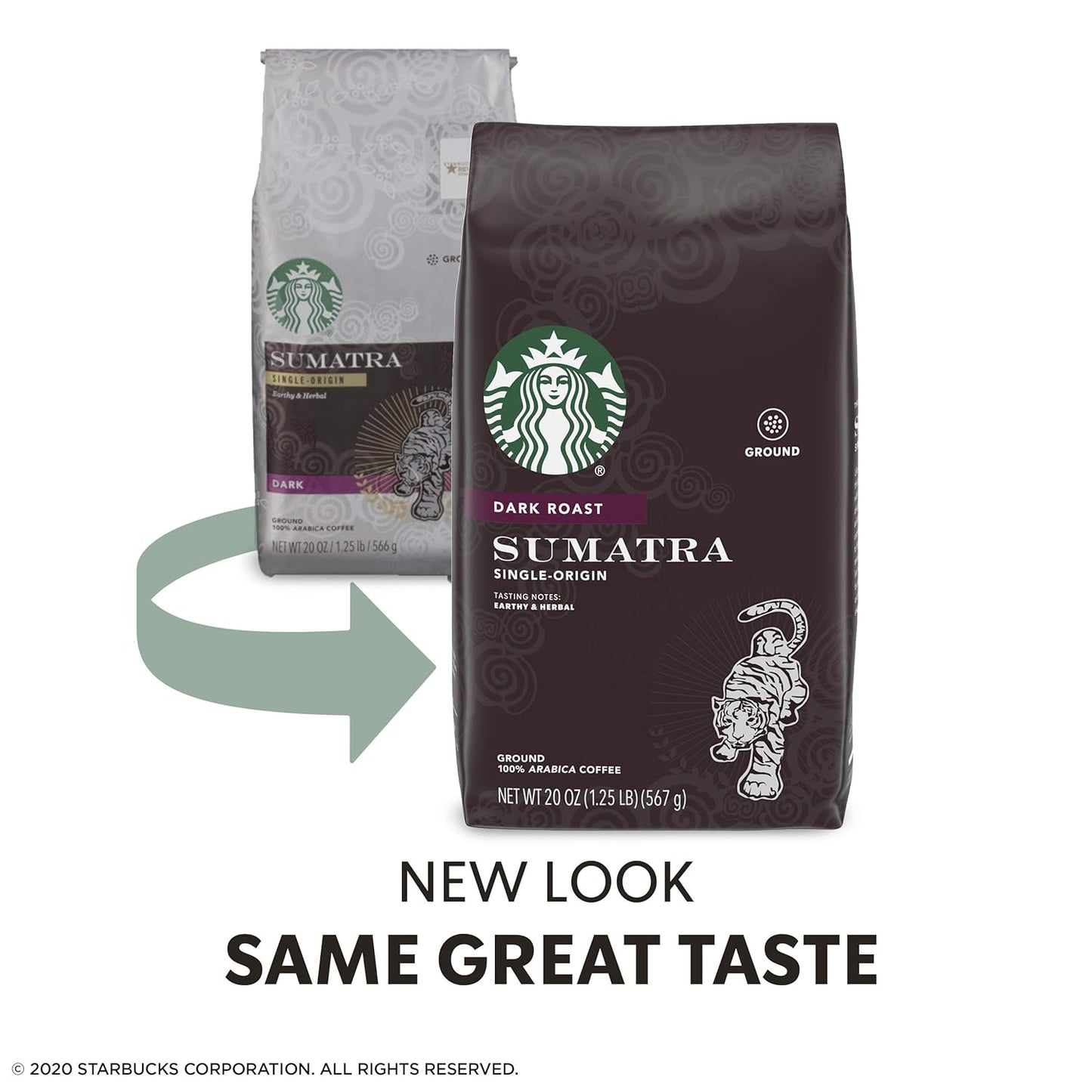 Starbucks Ground Coffee, Dark Roast Coffee, Caffè Verona, 100% Arabica, 1 bag (28 oz)