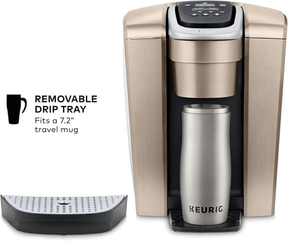 Keurig K-Elite Single Serve K-Cup Pod Coffee Maker, with Strength and Temperature Control, Iced Coffee Capability, 8 to 12oz Brew Size, Programmable, Brushed Slate