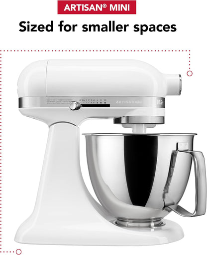 KitchenAid Artisan Mini 3.5 Quart Tilt-Head Stand Mixer - KSM3316X - Black Matte