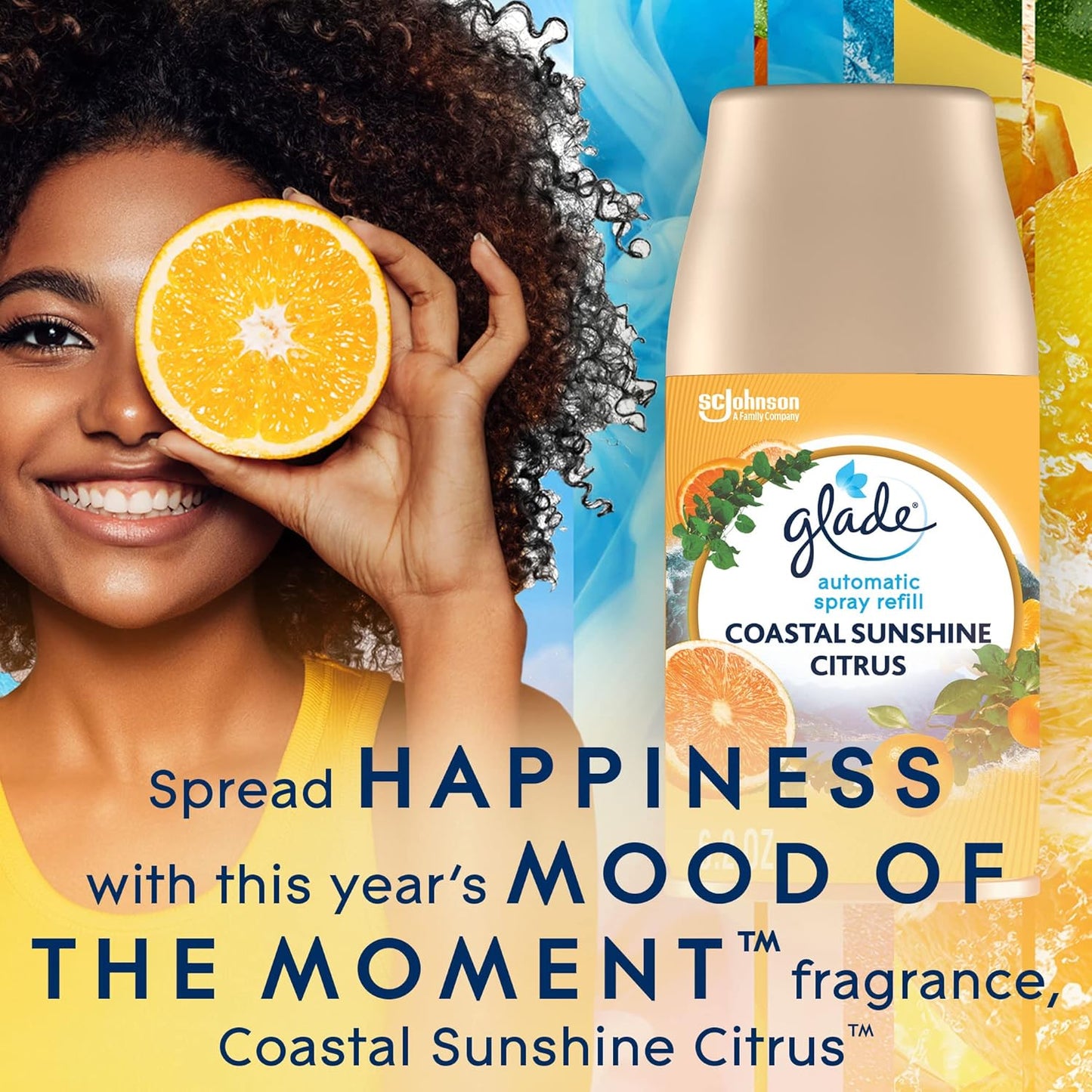 Glade Automatic Spray Air Freshener Refill, Scented Air Freshener for Home and Bathroom, Clean Linen, 6.2 Oz, 3 Count