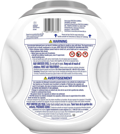 Tide Hygienic Clean Heavy 10x Duty Power PODS Laundry Detergent Pacs For Visible and Invisible Dirt, Spring Meadow Scent, 45 Count