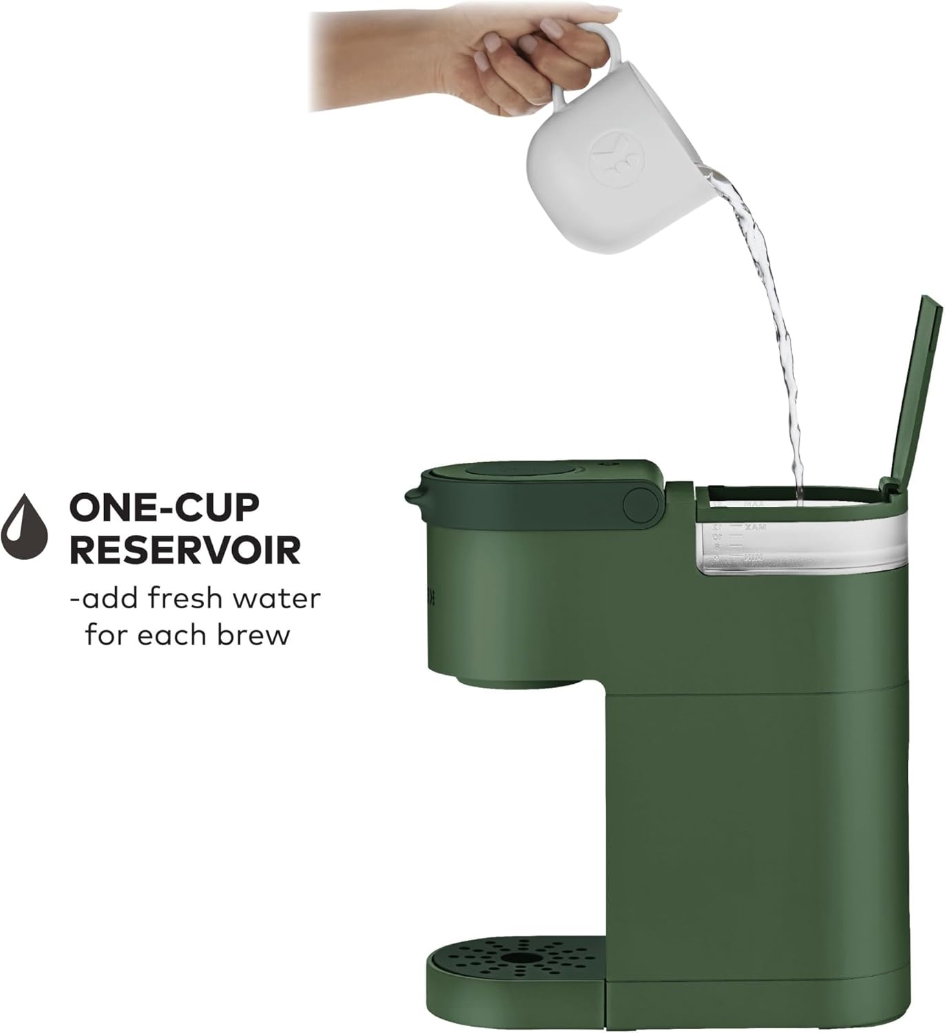 Keurig K-Mini Single Serve K-Cup Pod Coffee Maker, 6 to 12oz Brew size, with Cord Storage, Perfect for Small Spaces, Black