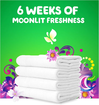 Gain + Aroma Boost Liquid Laundry Detergent, Moonlight Breeze Scent, 107 Loads, 154 Fl Oz, HE Compatible with Febreze and Oxi (125)