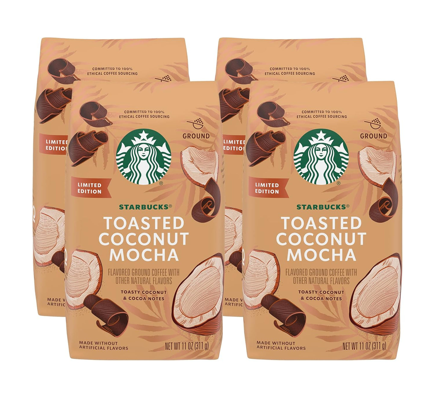 Starbucks Ground Coffee, Medium Roast Coffee, Pike Place Roast, 100% Arabica, 1 Bag (28 Oz)
