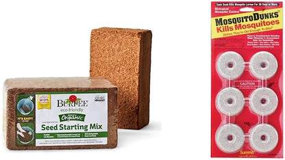 Natural & Organic Garden Coir, 8 quart, (1 Pack)